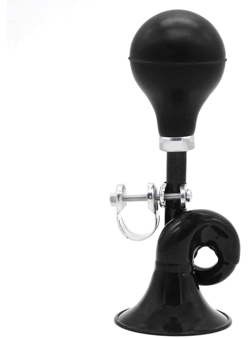 Bugle Horn, Retro Clown Siren, Kids Bike Hooter, Classic Vintage Metal Twist Loudspeaker Snail Air Horn for Vehicles, Bicycles, Golf Cart - Image 1